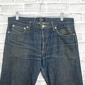 A.P.C. Petit Standard Raw Selvedge Denim Jean button fly size 31